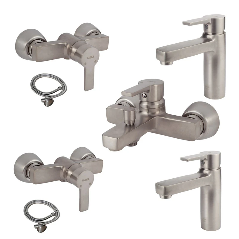 ست شیرآلات کسری مدل امگا مجموعه 7 عددی