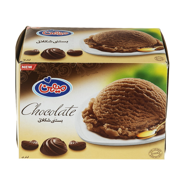 بستنی لیتری شکلاتی میهن - 900 گرم 