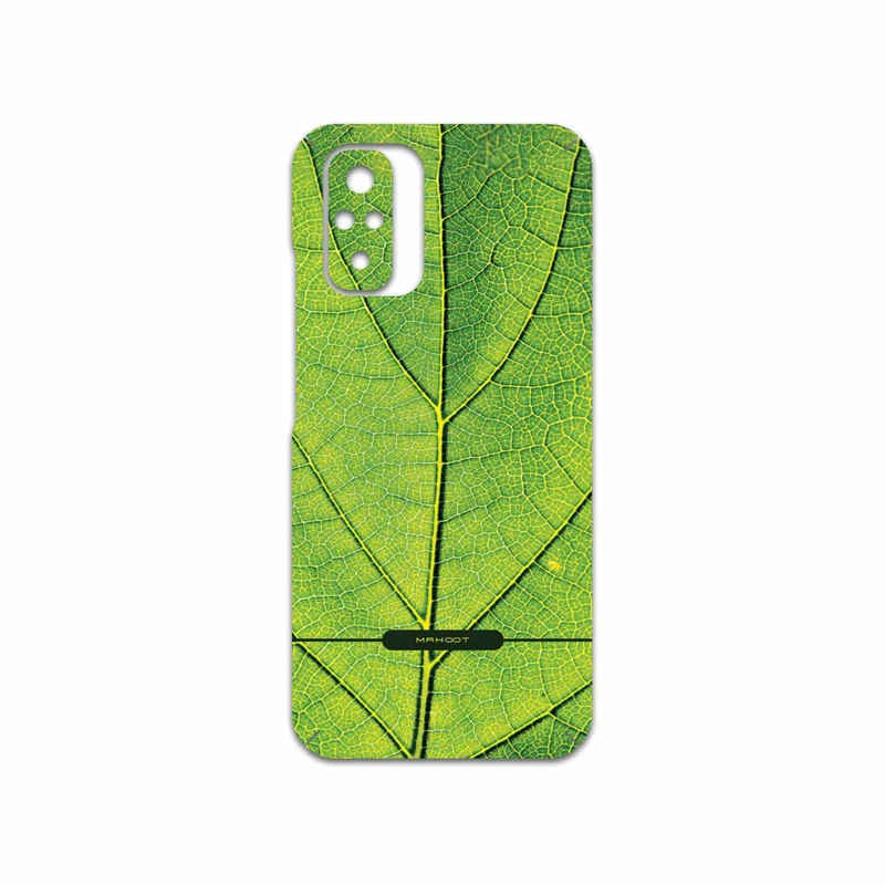 برچسب پوششی ماهوت مدل Leaf-Texture مناسب برای گوشی موبایل شیائومی Redmi Note 10