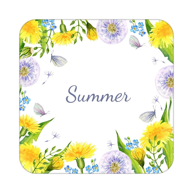 زیر لیوانی کاکتی طرح گل مدل mp19637