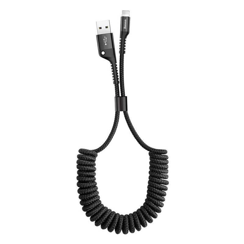 کابل تبدیل USB به لایتنینگ باسئوس مدل Fish Eye Spring CALSR-01 طول 1 متر