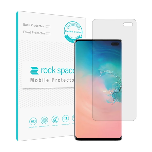 محافظ صفحه نمایش  راک اسپیس مدل HyGEL مناسب برای گوشی موبایل سامسونگ Galaxy S10 PLUS