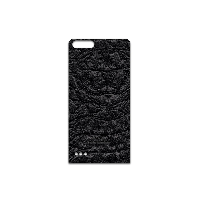 برچسب پوششی ماهوت مدل Black-Crocodile-Leather مناسب برای گوشی موبایل هوآوی Ascend G6
