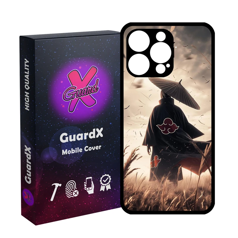 کاور گارد ایکس طرح Itachi Naruto Anime مدل Glass10739 مناسب برای گوشی موبایل اپل iPhone 14 Pro Max