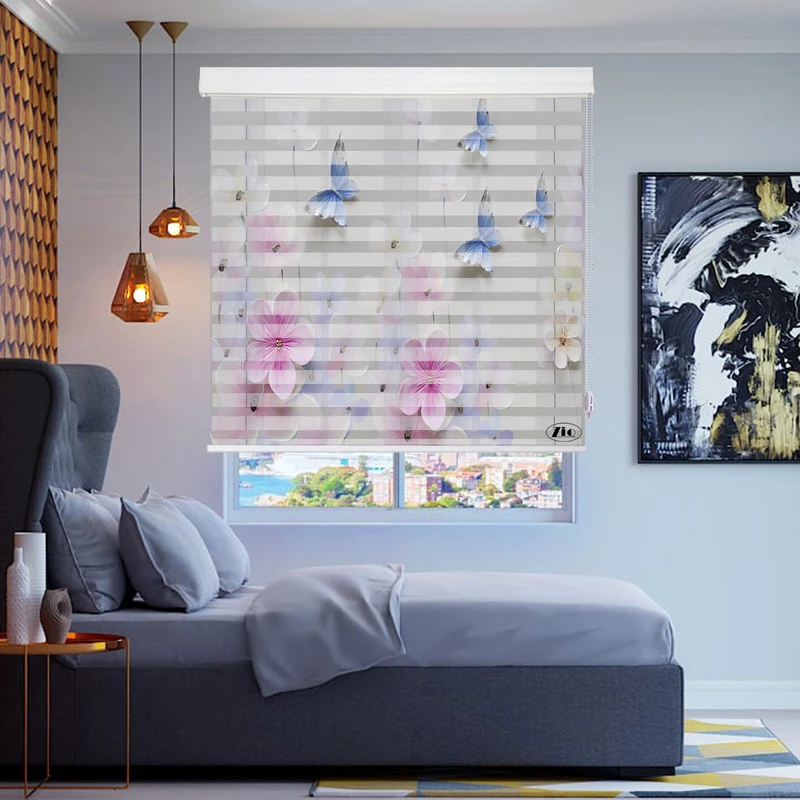 پرده زبرا زیو مدل 3D-1049 سایز 150x150 سانتی متر