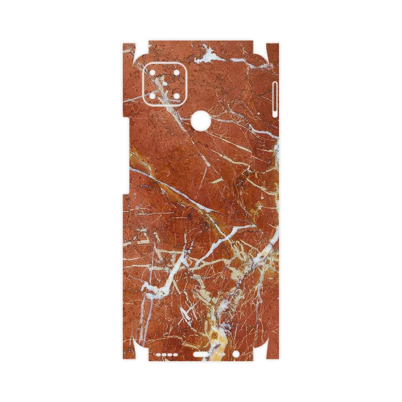 برچسب پوششی ماهوت مدل Red Marble-FullSkin مناسب برای گوشی موبایل ریلمی C25s