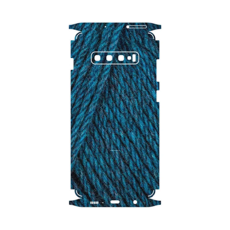 برچسب پوششی ماهوت مدل Fabric Texture 1-FullSkin مناسب برای گوشی موبایل سامسونگ Galaxy S10 Plus