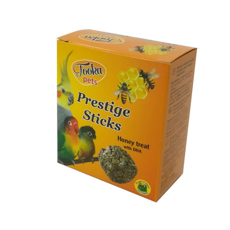 غذای تشویقی پرندگان توکا مدل استیک عسلی وزن 30 گرم