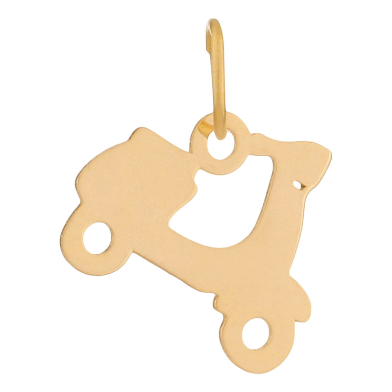 آویز گردنبند طلا 18 عیار دخترانه روبی آرت گالری مدل 2441-BRS0501