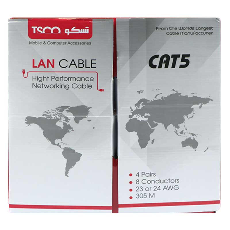 کابل شبکه Cat5 تسکو مدل UTP