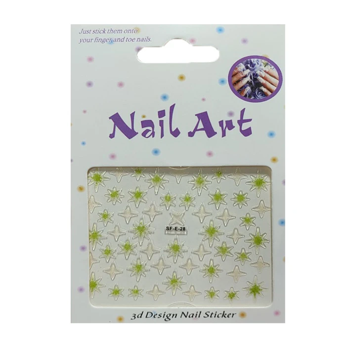 برچسب لنز ناخن مدل SF_E_28