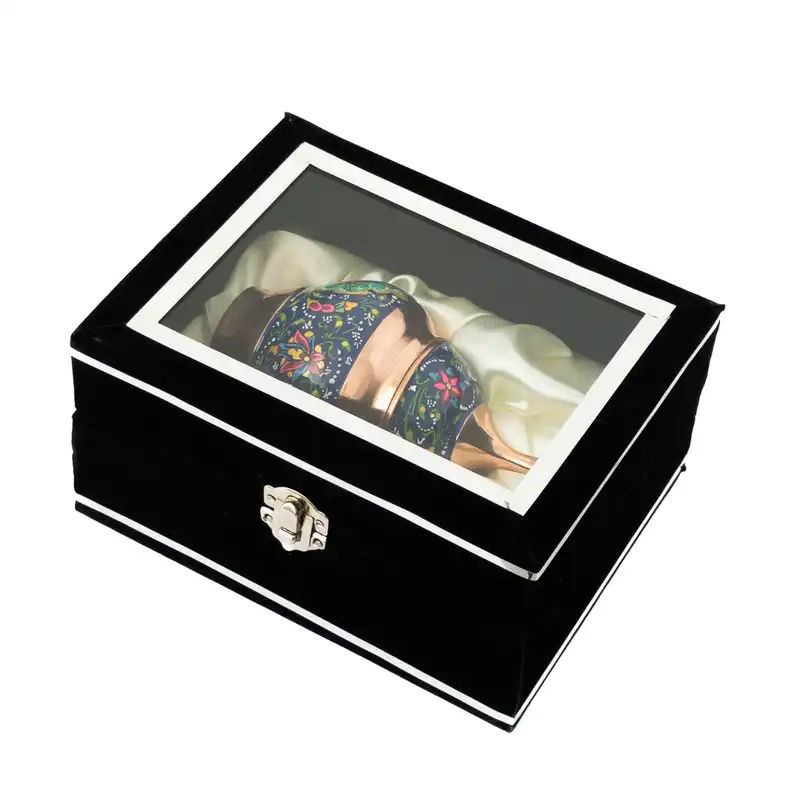 قندان مسی طرح سیبی مس و پرداز مدل JPS10