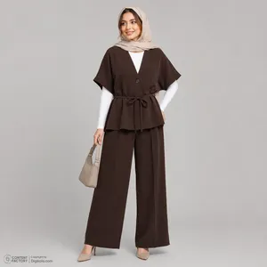 ست جلیقه و شلوار زنانه السانا مدل نینا کد 2577