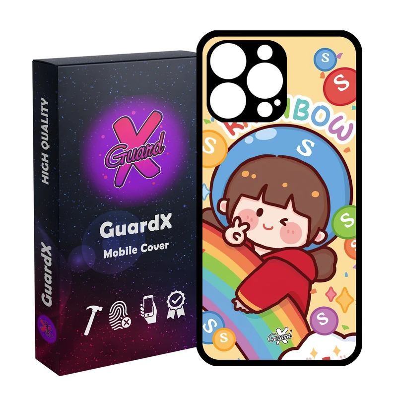کاور گارد ایکس طرح Girl مدل Glass10520 مناسب برای گوشی موبایل اپل iPhone 14 Pro Max