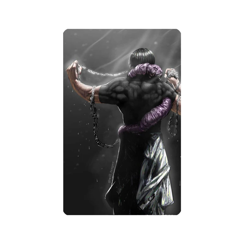 استیکر کارت مدل سام نگار طرح جوجوتسو کایسن توجی فوشیگورو Jujutsu Kaisen Toji Fushiguro کد SP1920