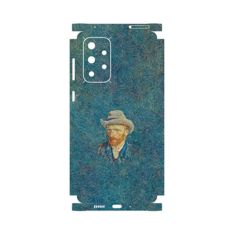 برچسب پوششی ماهوت مدل Self portrait with a gray felt hat-FullSkin مناسب برای گوشی موبایل سامسونگ Galaxy A73 5G