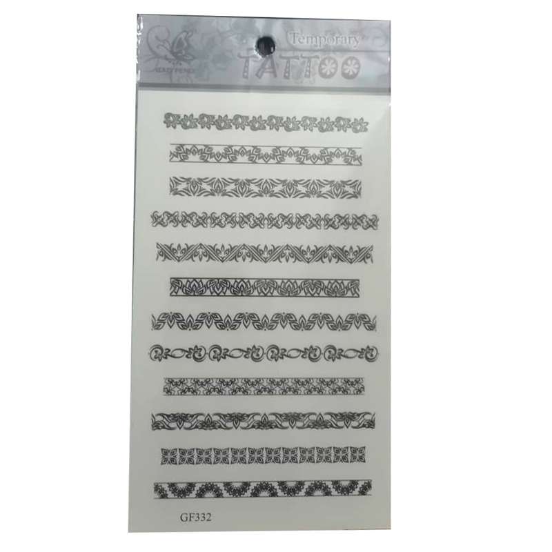 تتو موقت طرح ریسه کد 332