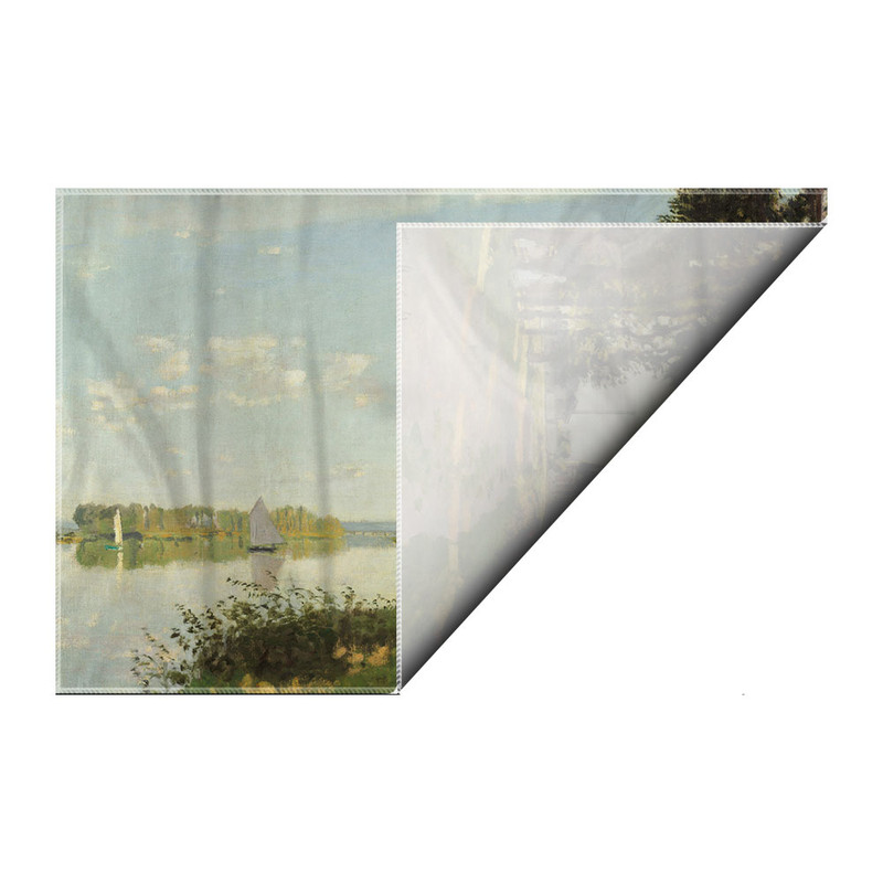 کاغذ کادو ترمه طراحان ایده مدل آرژانتوی از مونه کد art0245 سایز 57x37 سانتی متر