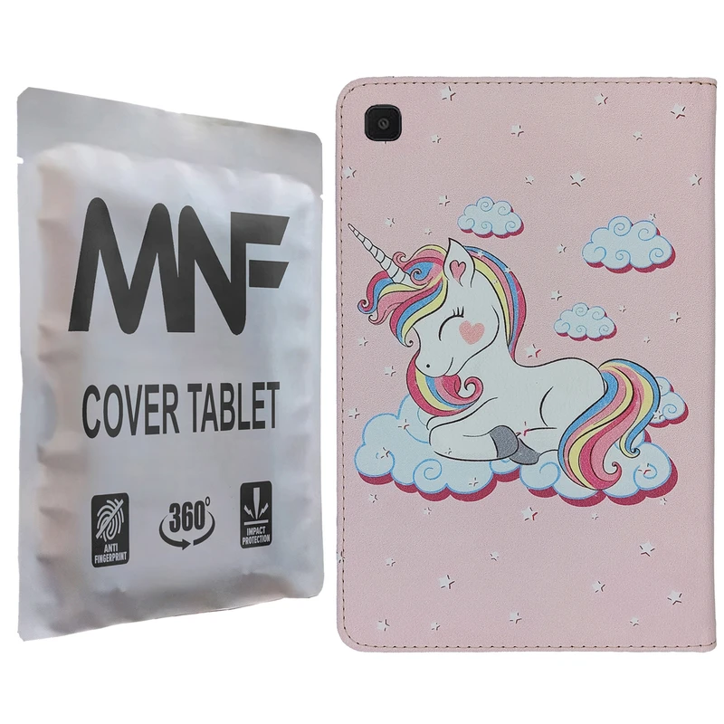 کیف کلاسوری ام ان اف طرح یونی کورن کد M-327 مناسب برای تبلت سامسونگ Galaxy Tab A7 10.4 2020 / T505
