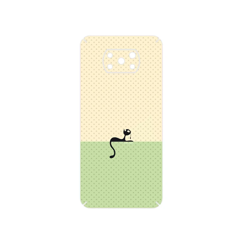 برچسب پوششی ماهوت مدل Minimal Internet Cat Icon مناسب برای گوشی موبایل شیائومی Poco X3 Pro