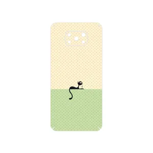 MAHOOT Minimal Internet Cat Icon Cover Sticker for Xiaomi Poco X3 Pro