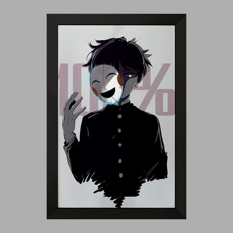 تابلو خندالو مدل شییکو انیمه موب سایکو Mob Psycho 100 کد 24426