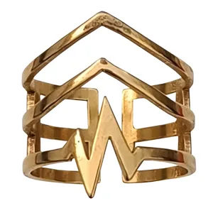 انگشتر زنانه مدل ضربان کد RKH_1774