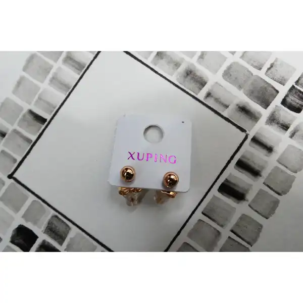 گوشواره زنانه ژوپینگ مدل کروی توپی کد G 492