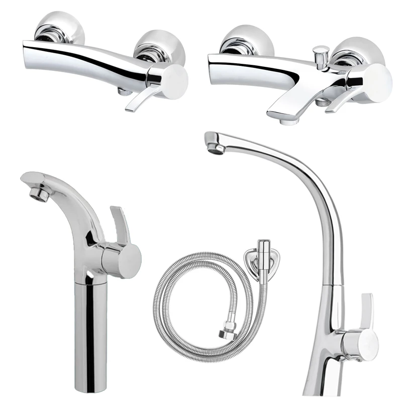 ست شیرالات فراست پویا مدل پایه بلند درسا K5 مجموعه 5 عددی