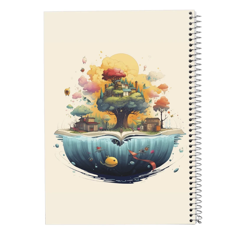 دفتر نقاشی 50 برگ مدوپد مدل Ghibli کد DF2486