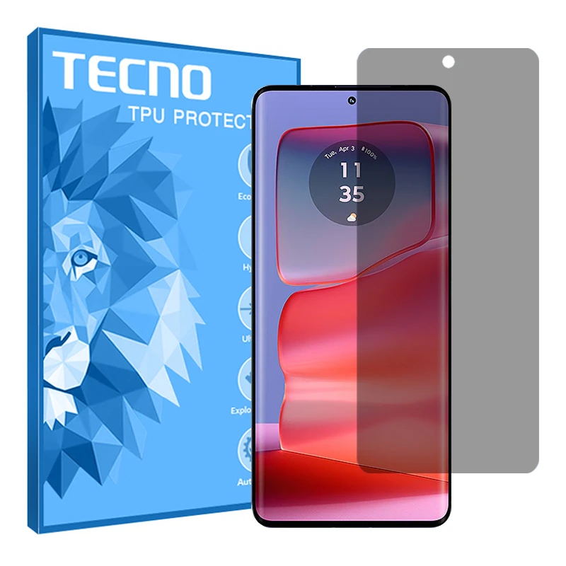 محافظ صفحه نمایش حریم شخصی تکنو مدل Resistant مناسب برای گوشی موبایل موتورولا Edge 50 Pro