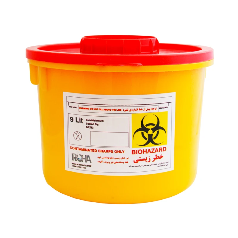   سیفتی باکس رحا مدل R9000 ظرفیت 9000 میلی لیتر بسته 10 عددی