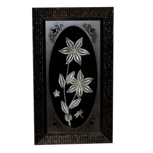 تابلو ملیله کاری طرح گل لیلیوم کد 23