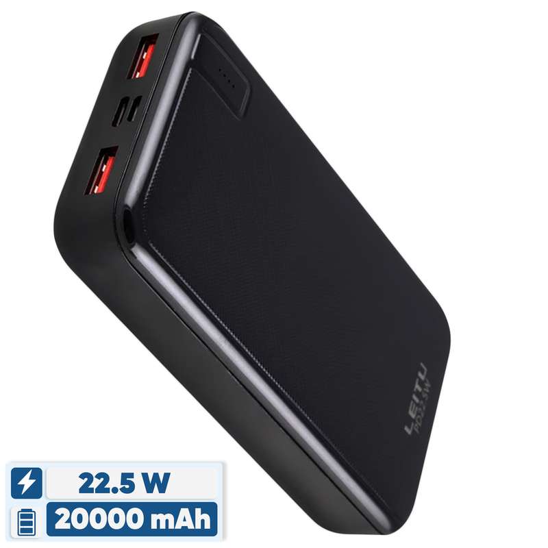 پاوربانک 22.5 وات لیتو مدل LP-42 ظرفیت 20000 میلیآمپرساعت پاوربانک 22.5 وات لیتو مدل LP-42 ظرفیت 20000 میلیآمپرساعت