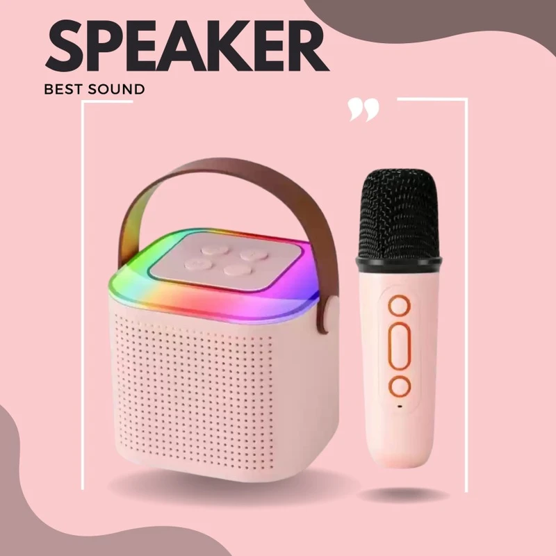 عکس شماره 3 : اسپیکر بلوتوثی کارائوکه مدل y1 plus