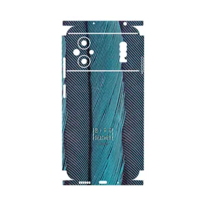 MAHOOT Turquoise feathers-FullSkin Cover Sticker for Xiaomi Poco M5