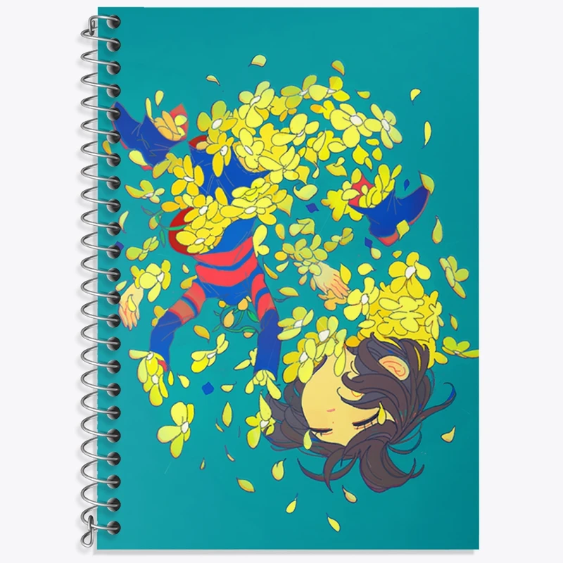 دفتر لغت 50 برگ خندالو طرح بازی آندرتیل (Undertale) کد 31775