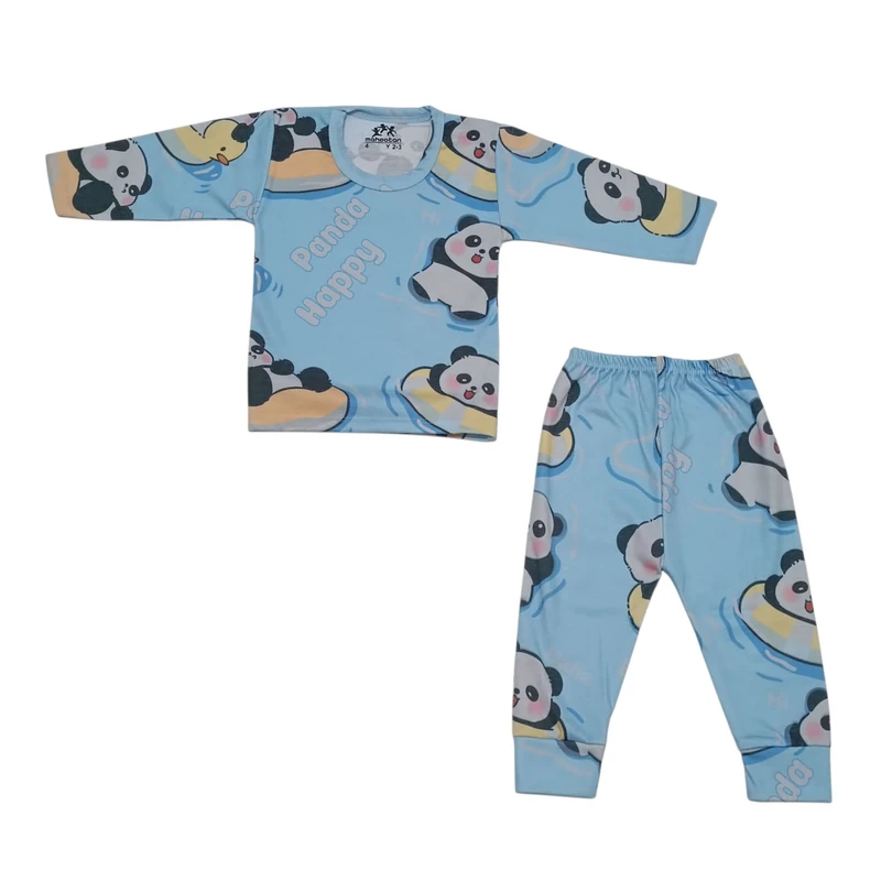 ست تی‌شرت آستین بلند و شلوار راحتی دخترانه مدل ماهوتن A001