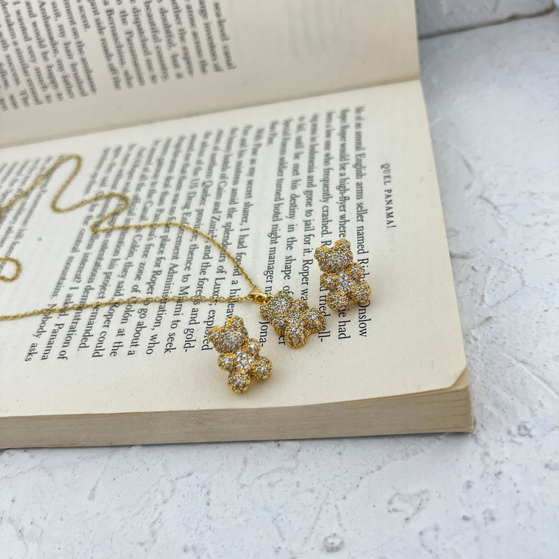 نیم ست زنانه مدل خرس کد M4176 نیم ست زنانه مدل خرس کد M4176