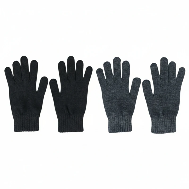 دستکش مردانه ال سی وایکیکی مدل FLORANS مجموعه دو عددی