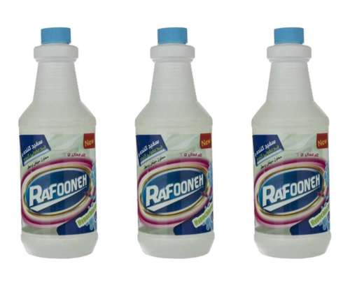 مایع سفید کننده  رافونه کد 12 حجم 1 لیتر بسته 3 عددی