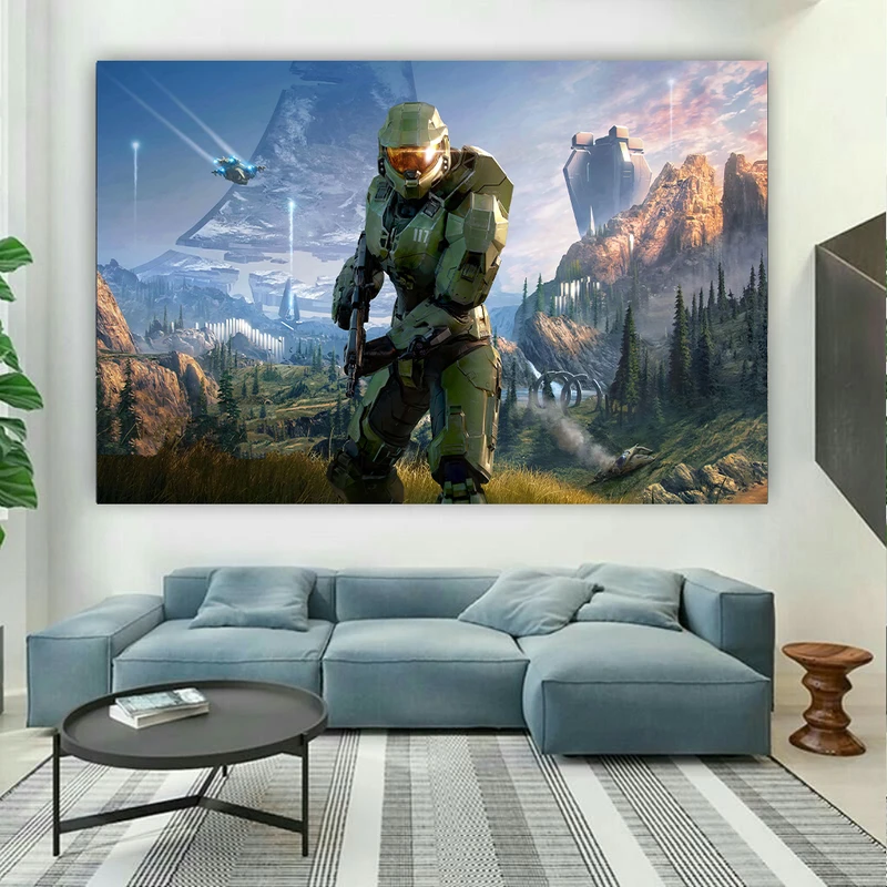 پوستر طرح گیم مدل Halo Infinite کد AR20410