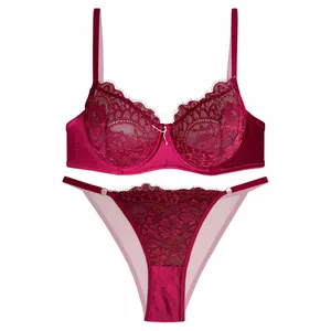 ست شورت و سوتین زنانه نوشه پوش کد 85015 رنگ قرمز