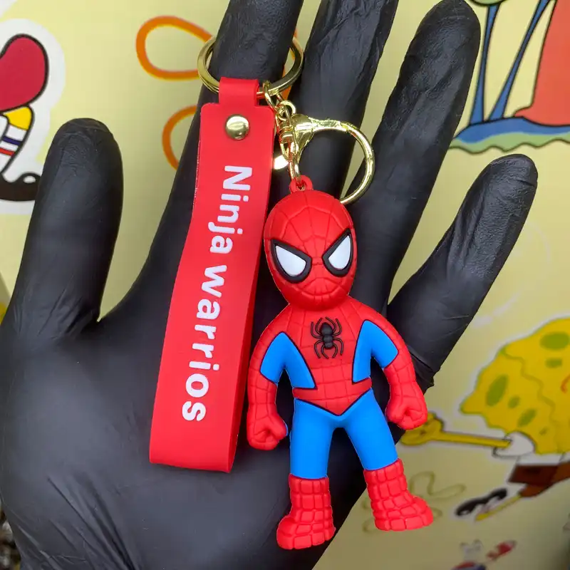 جاکلیدی مدل سیلیکونی طرح مرد عنکبوتی