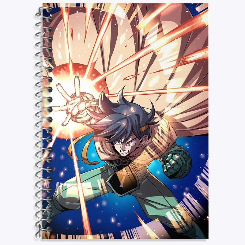 دفتر زبان 50 برگ خندالو مدل دو خط طرح بازی دراگون کوئست (Dragon Quest) کد 35189