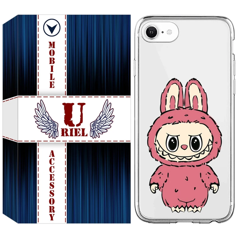 کاور یوریل مدل Clear کد 149 طرح لبوبو Labubu مناسب برای گوشی موبایل اپل iPhone 7 / 8 / SE 2022