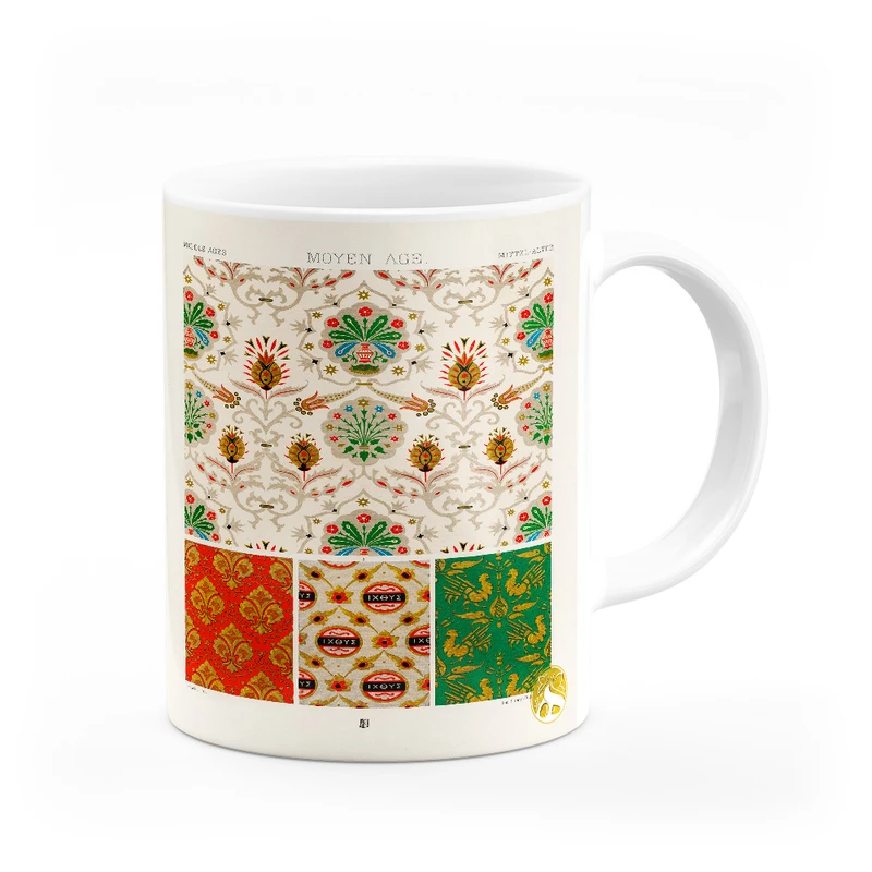 ماگ هومرو طرح فرش سنتی ایرانی مدل MG7929