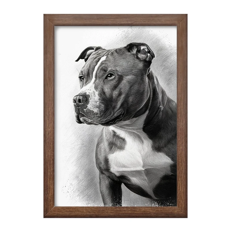 تابلو خندالو طرح سگ (Dog) کد F1955