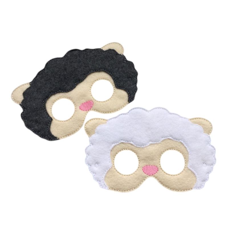 ماسک ایفای نقش مدل بره مجموعه 2 عددی