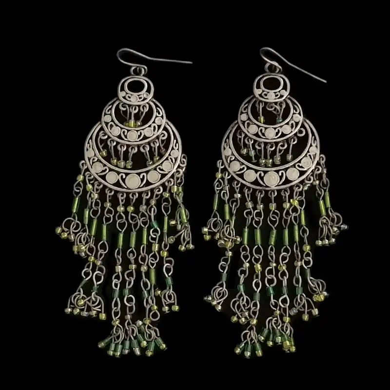 گوشواره زنانه مدل هندی سنتی